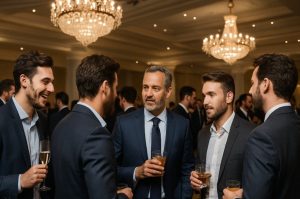 evenimente exclusiv pentru barbati networking business stil de viata