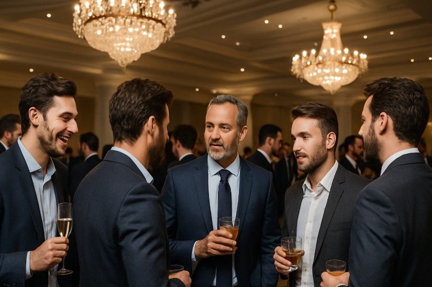 evenimente exclusiv pentru barbati networking business stil de viata