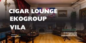 Locatie shooting foto exclusivistă: Cigar Lounge în inima interbelicului la EkoGroup Vila