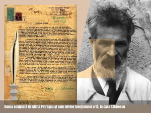 Banca sculptată de Milița Petrașcu și cum devine funcționalul artă, la Casa Tătărescu